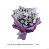 Artificial Flower Bouquet Crochet Design for Holiday Table Centerpiece Gift From Kids