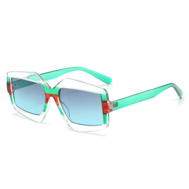 Geometric Sunglasses, Trend Contrasting Colors, Trend Glasses, Frames, And Versatile Sunglasses For Women
