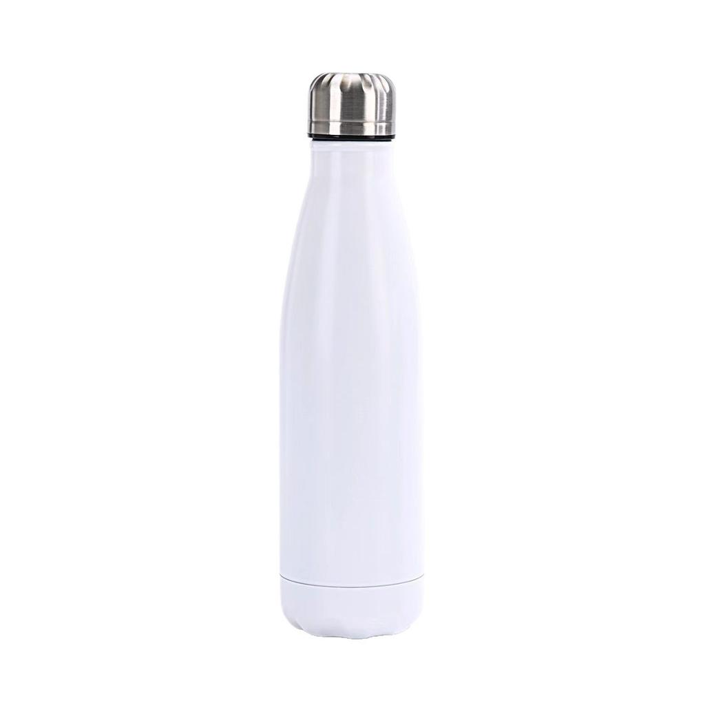 1Pc Small Mouth Cola Bottle, American-style Double-layer Vacuum Insulated Cup, Portable Cycling Sports Water Bottle