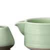 Ceramic Matcha Bowl with Whisk Holder for Tea Preparation