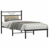 VidaXL Cadre de lit sans matelas chêne sonoma 75x190 cm 4106782