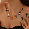Necklace New Halloween Accessories Niche High-end Jewelry Clavicle Chain Women's Pendant Light Luxury Necklace