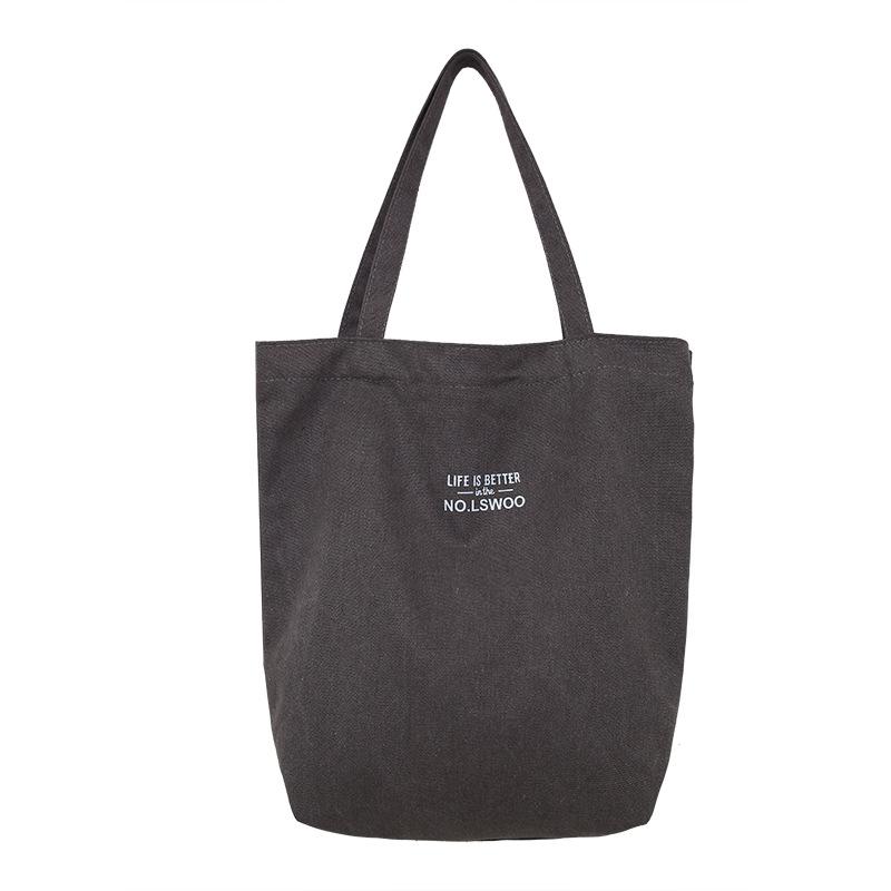 Women's Thickened Canvas Trade Messenger Bag Washed To Work Handbag Large Capacity Trend Urban Literature and Art Student Bag