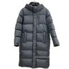 Genuine North Face Long Hooded Down Jacket, Unisex Style for Cold Weather