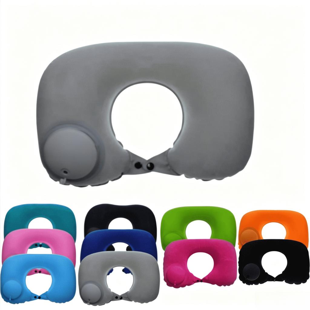 1pcs Inflatable Waist Cushion for Office Nap, U-Shaped Pillow for Neck Protection, Compressed Inflatable Portable Travel Pillow