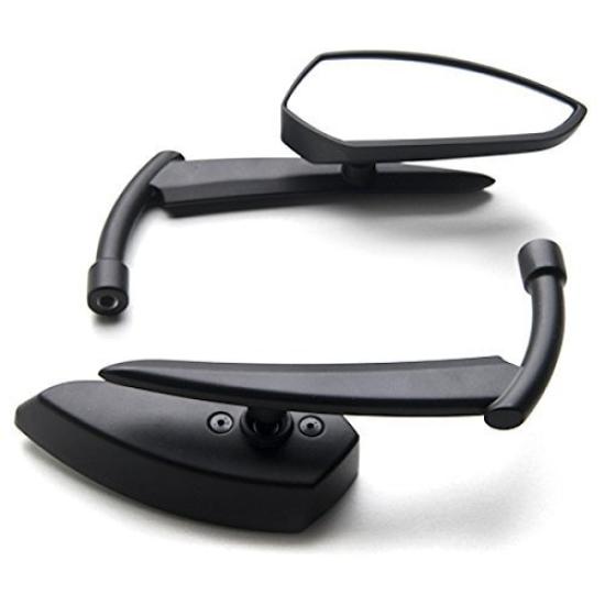 

HANSWD Scary Reaper Universal Custom Motorcycle Cruiser Mirrors Adapter Custom Rearview Mirrors - Chrome-Free (Black) чёрный