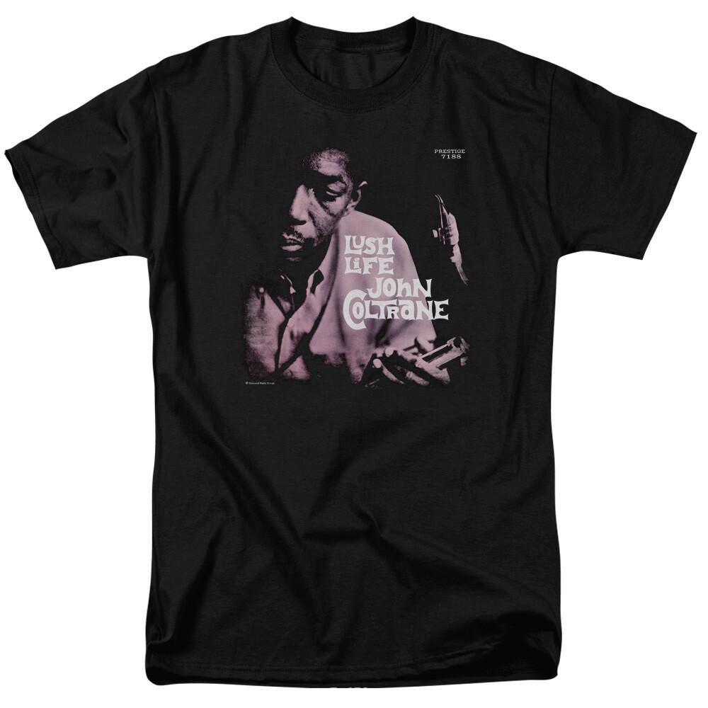 John Coltrane Lush Life T Shirt Licensed Jazz Bebop Saxophone Black L