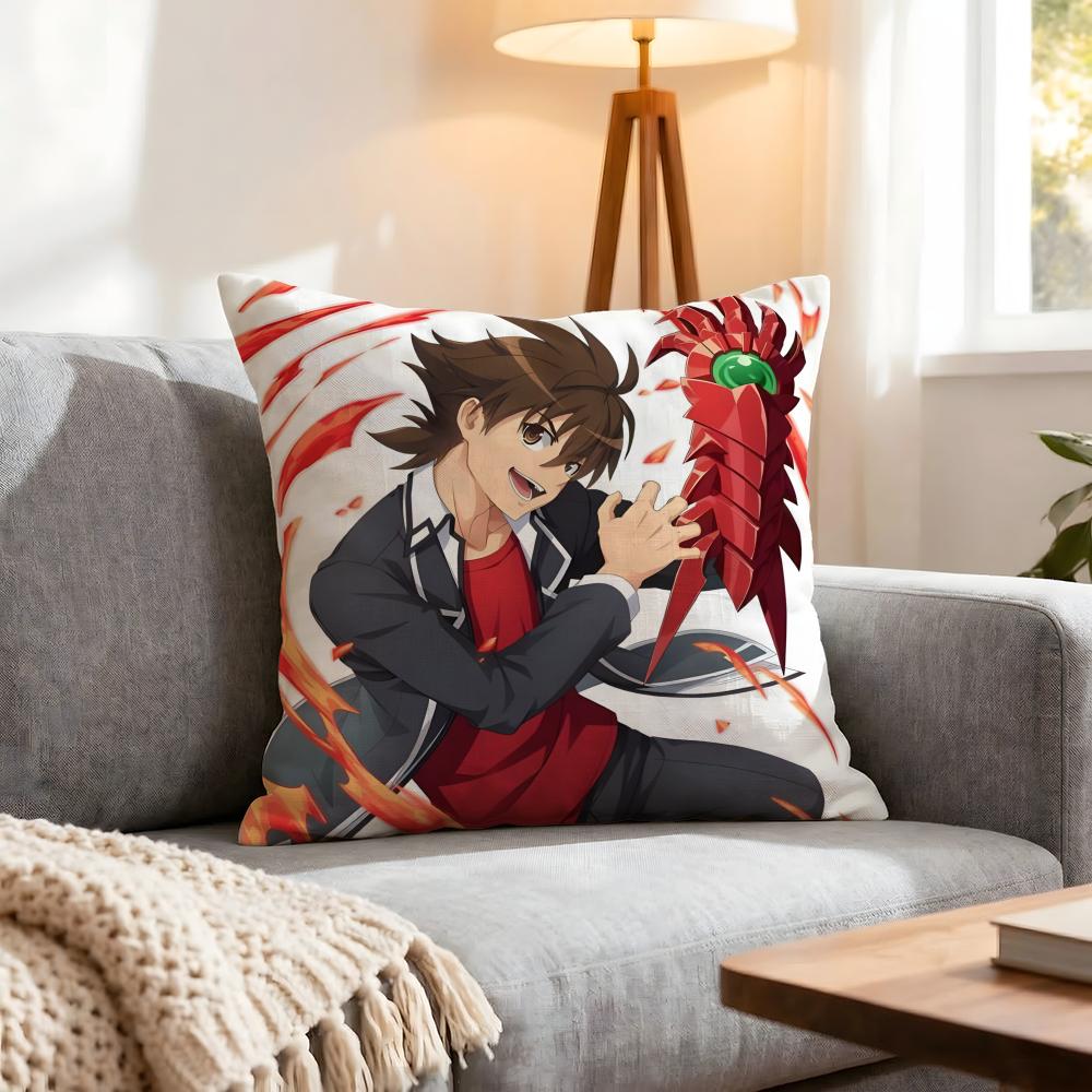 Anime New High School Dxd Cushion Cover 1Pcs Decorative Covers Soft Cushion Case For Sofa Couch Decor 40X40 45X45 Pillowcases