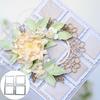 4Pcs Irregular Rectangle Frame Metal Cutting Die Scrapbooking Paper Craft Mold