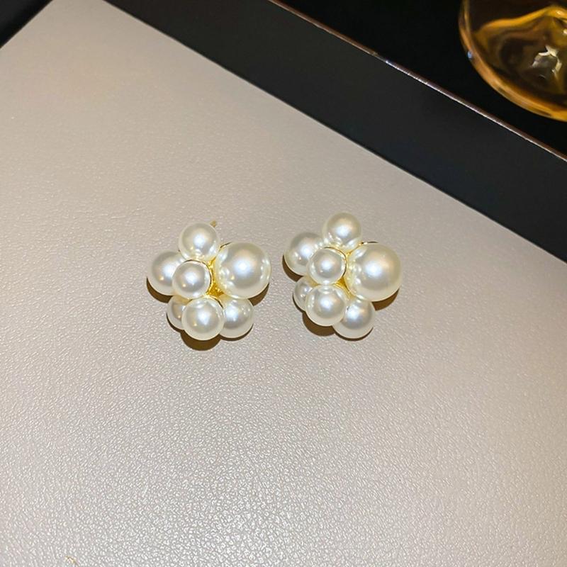 Natural Freshwater Pearls Studs Earrings With Soft Luster and Sturdy Alloy Materials for Everyday Wear or Special Event