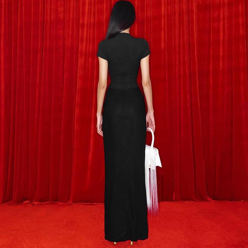 Robes Maxi Party Club Vacances Tenues Femmes Sexy Casual Robe D'été En Gros Robes Minces Femme