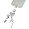 Butterfly Heart Phone Lanyard Beaded Keyring Colorful Keychain Pendant Stylish Ornament Backpack Jewelry for Women