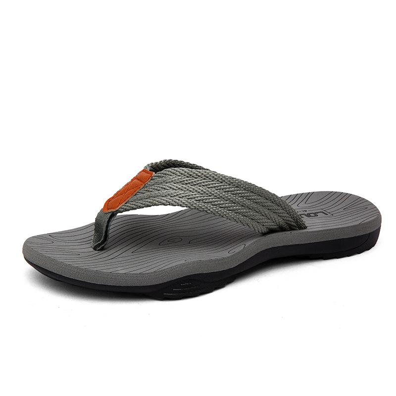 

Flip-flops men s trendy summer fashion outer wear pinch foot beach shoes new trend non-slip outdoor seaside cool slippers 39