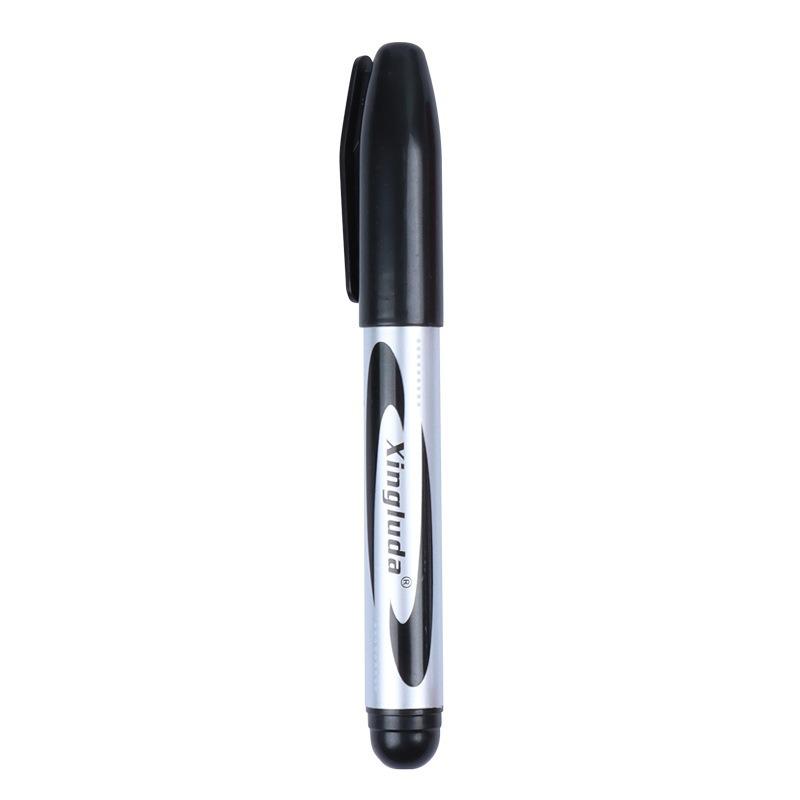 Quick-Dry Refillable Black Marker Pen for Construction Site Marking