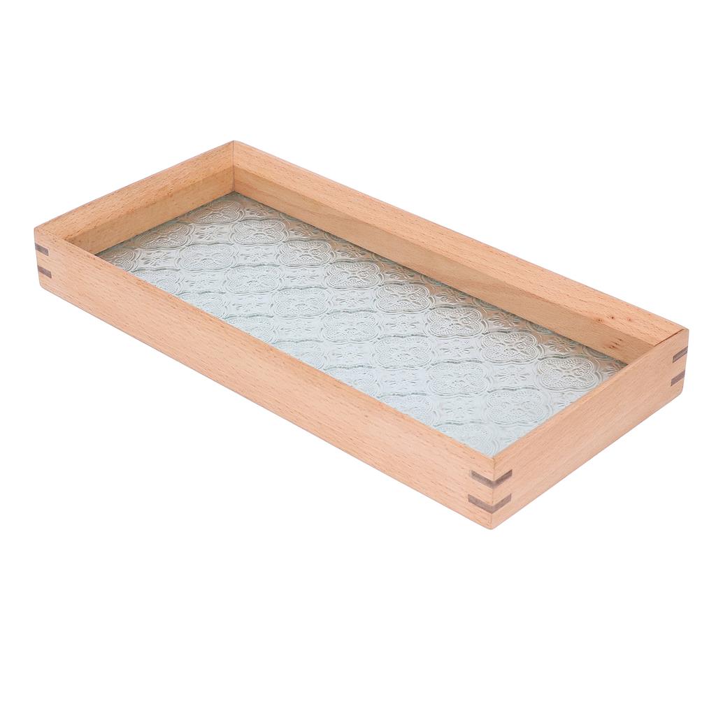 Bathtub Tray Beech Wood Delicate Look Pressure Resistant Versatile Tub Tray for Wine Coffee Tea