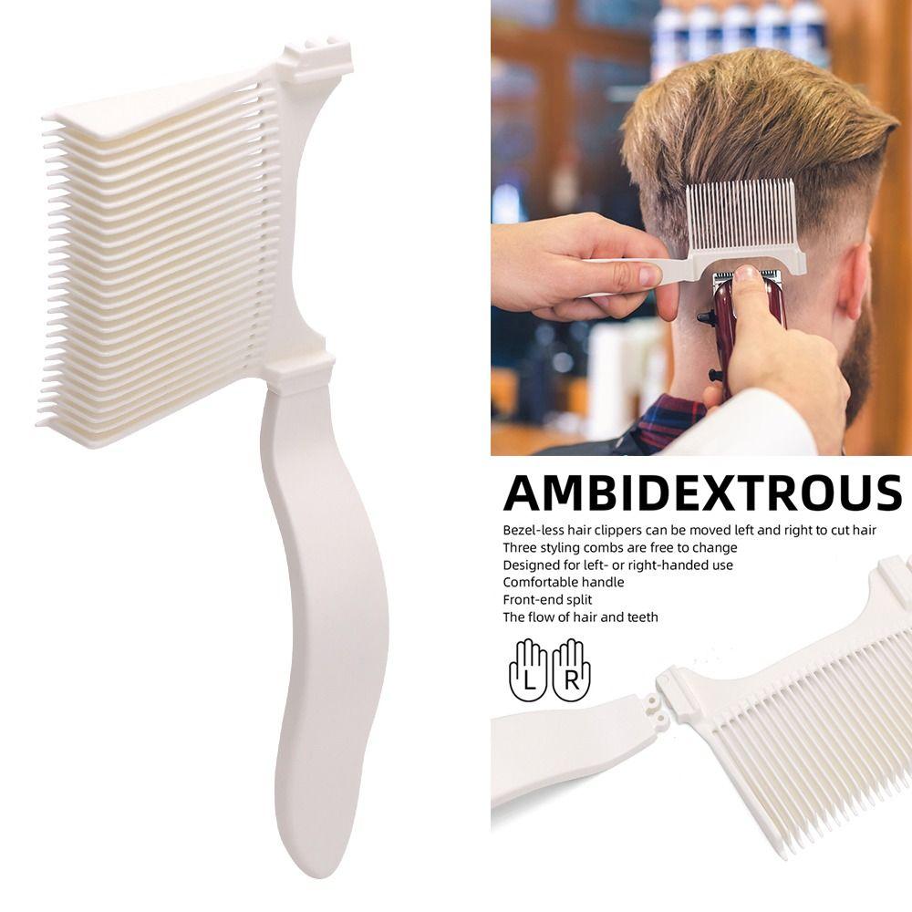 Men Styling Tool Barber Fade Combs Clipper Gradienter Design Hair Cutting Fade Comb Ergonomic Flat Top Hair Combs
