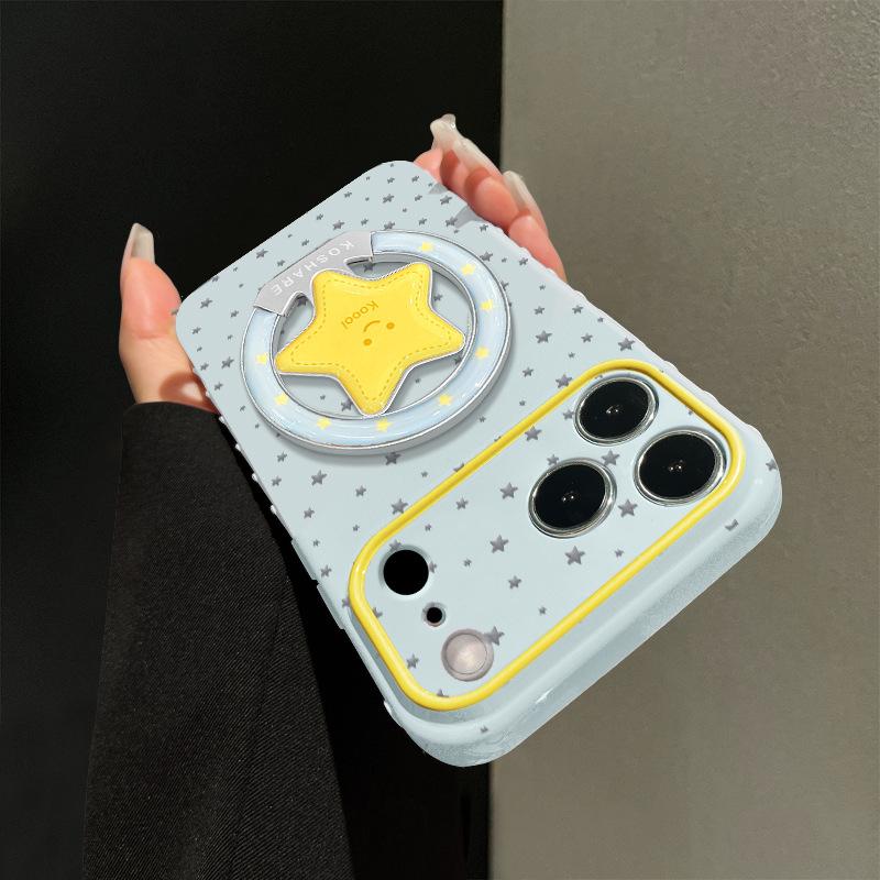 Full screen star bracelet is suitable for Apple 11promax mobile phone case iphone11 Korea 11 folding bracket 11 women