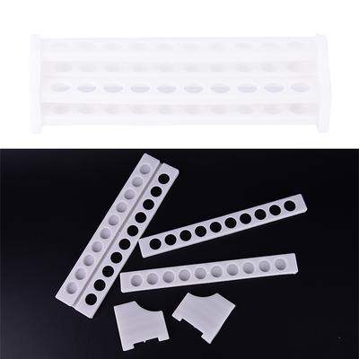20 Holes Plastic Test Tube Rack Testing Tubes Holder Storage Stand Lab Supplies