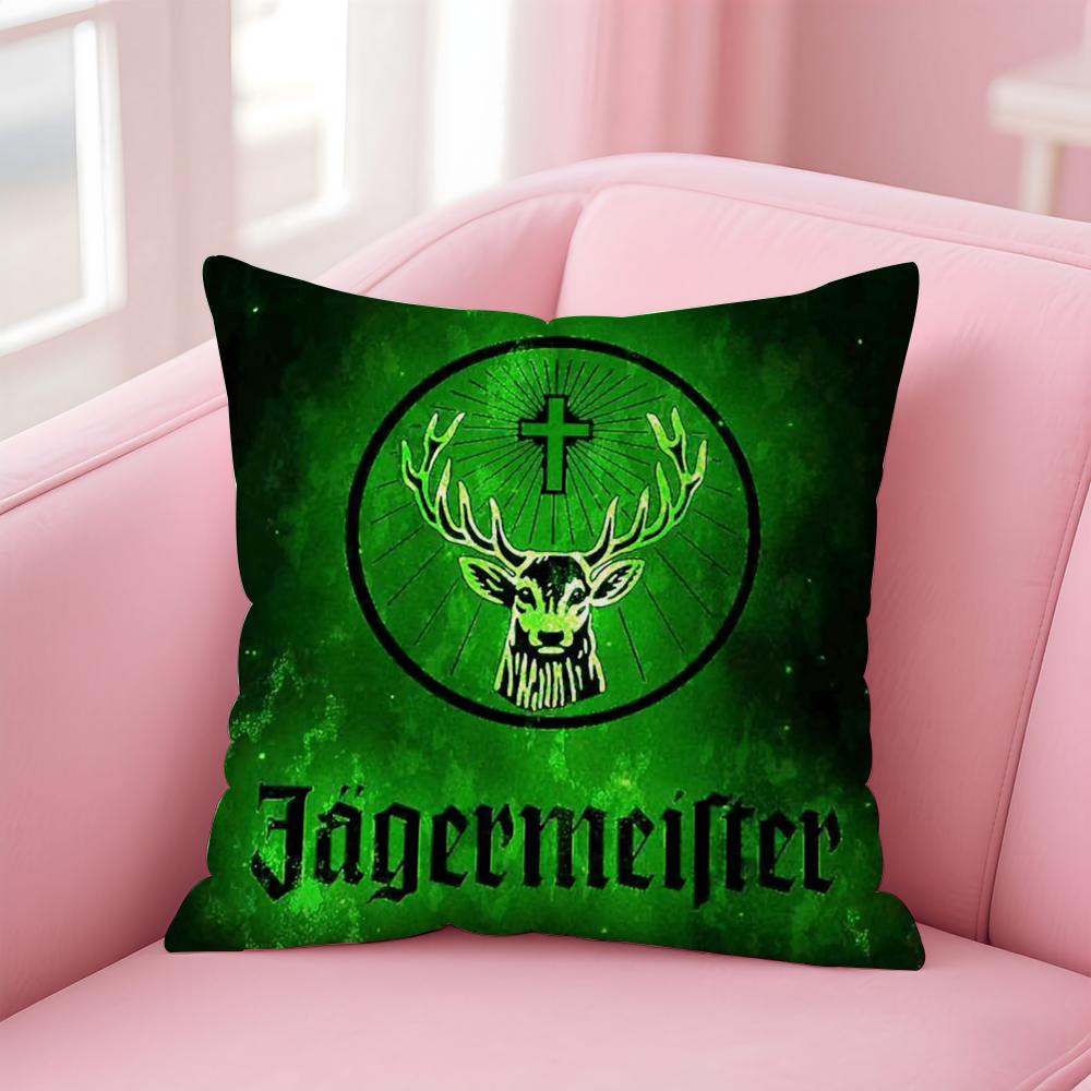 Beliebte Marken J-JagermeisterS Kissenbezug Bequemer Wende-Kissenbezug Ideal für Auto Sofa Schlafzimmer & Mehr