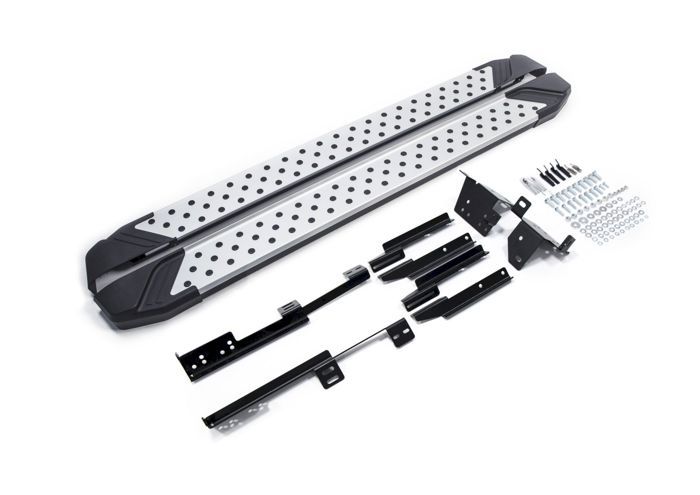 J&J AUTOMOTIVE | Marchepieds En Aluminium Premium Seuil Avec Nissan Qashqai J11 2014-2021