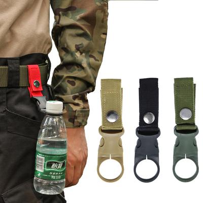 Correa Portabotellas de Agua Mosquetón de Escalada Gancho para Cinturón de Mochila Clip Multifunción para Botella de Agua Gancho Clip con Hebilla de Nailon