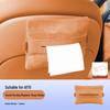 Compatible with Zhi Jie R7/S7: Magnetic Suede Plush Tissue Holder Box for Car Interiors