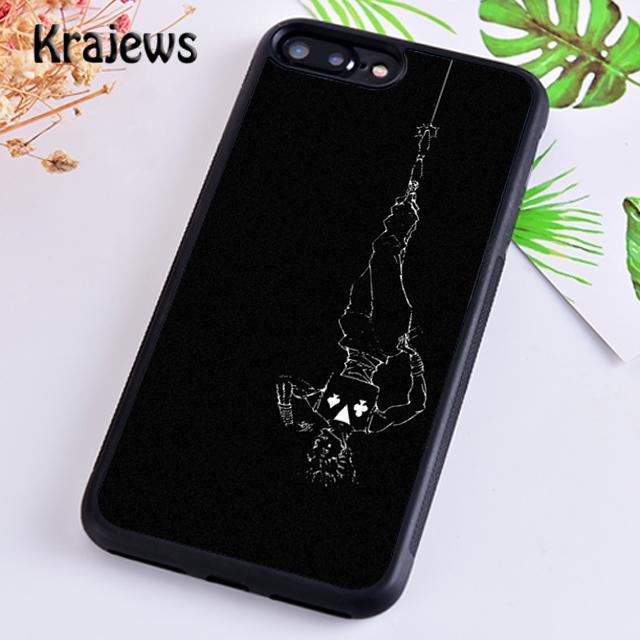 

Чехол для телефона Krajews Hunter X HUNTER Hisoka с игральными картами аниме для iPhone 14 5 6s 7 8 plus 11 12 13 pro X XR XS max Galaxy S21 S22 Samsung S22ultra
