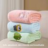Newborn Bath Towel Set - Super Soft Coral Fleece, Quick-Dry Absorbent Baby Wrap Blanket, Thickened Anti-Shedding for Infants