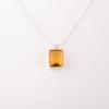 925 Sterling Silver Citrine Gemstone Jewelry Partywear Pendant 0.69" For Women PP-58-5