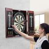 Dartboard and Cabinet Set Official Size Complete Accessory Steel Tip Dart