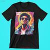 Bruno Mars Concert Album Pop Art Neon VTG Premium Blend T Shirt Vintage Washed Stylish Designer Clothes Fashion Homme