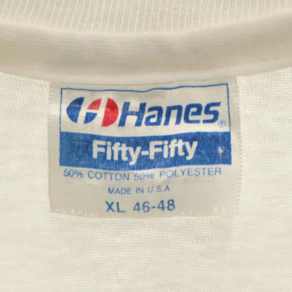 Hanes 90s Made in USA Old Mouse Print Short sleeve T-shirt Single stitch Men's Used