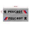 Für Peugeot 2 Stück Auto Seiten Tür 3D Aufkleber Abzeichen Dekal Dekoration Auto Zubehör Für Peugeot 206 308 307 208 207 3008 2008 508 4