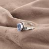 Tanzanite Handmade Gemstone Ring, 925 Solid Sterling Silver Ring Artisans Jewelry, Ring For Engagement Gift