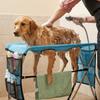 Anti-Scratch Pet Bathing Rack Quick Dry Mesh Dog Grooming Table  Nail Trimming