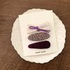 3 Pcs Fabric Plaid Waterdrop Hair Clips Sweet Butterfly Bow Children BB Clips Hair Styling Accessories Forehead Bangs Clip