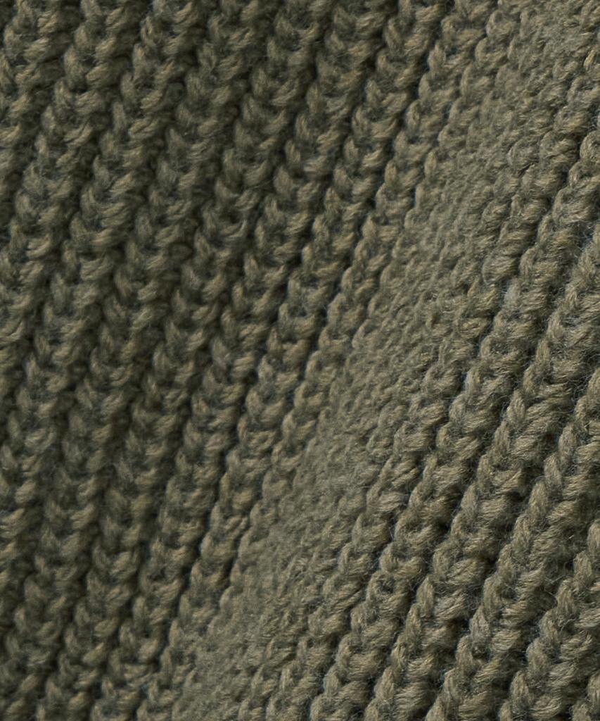 NODU Saddle Hazzi Essential Raglan Knit [Khaki]