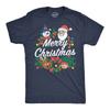 Mens Funny T Shirts Merry Christmas Characters Sarcastic Holiday Graphic Novelty