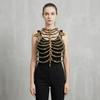 Chain Hollow Skeleton Frame Structure Breastbone Performance Prop Bone Costume Prop  Holiday Dress