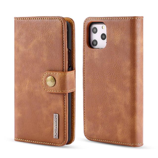 Magnetic 2 In 1 Removable Wallet Flip Case For iPhone15 14 Plus 12 11 13 Pro MAX XR XS Case Luxury Detachable Leather Back Cover