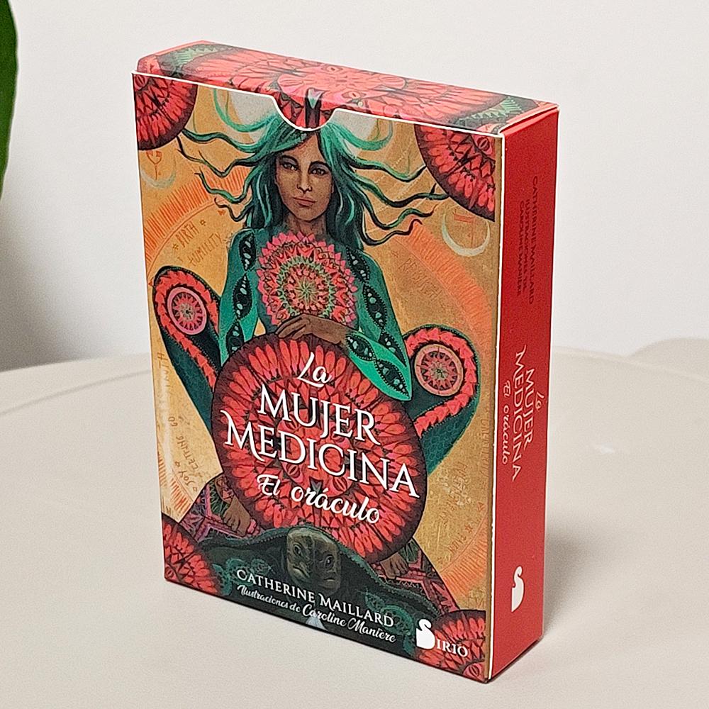 Medicine Woman Oracle - 10.5*7.5cm 49 Shamanic Archetype Cards for Healing and Empowerment (Spanish Version)