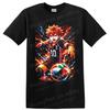 Shoyo Hinata Haikyu Anime Volleyball T Shirt W/ Fiery Action Art Graphic Tee