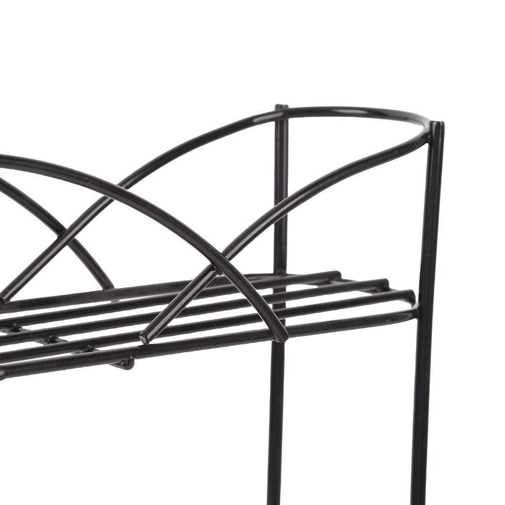 Seasonings Rack 3 Tier Metal Seasonings Organizer with Anti Slip Rubber Foot Pads for Kitchen Countertop