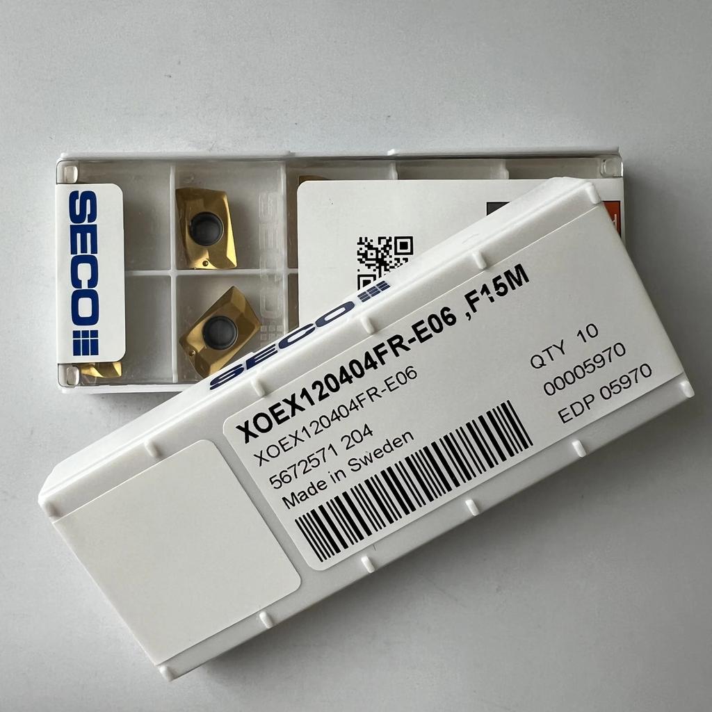 SECO / XOEX120404FR-E06,F15M / Original carbide blade 10 Pcs