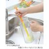 Sanbelm Kitchen Cleaner, Stainless Steel Bottle, Water Bottle Washer, Extendable and Foldable Water Bottle Washer, Carrot-san K66416