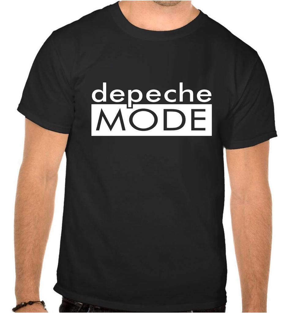 26 Depeche Mode DM Logo Musica Rock T-Shirt Nera -1068- T-Shirt Unisex