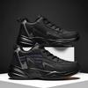 Sports and leisure shoes, men's shoes, marathon oversized air cushioned shoes, fly woven all season rubber, wear-resistant, anti