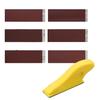 Sandpaper Sanding Block, 120-Piece Set, 20 Pieces Each of #80, #120, #180, #240, #400, and #600, for Smoothing Putty, Woodwork, Rust Removal,
