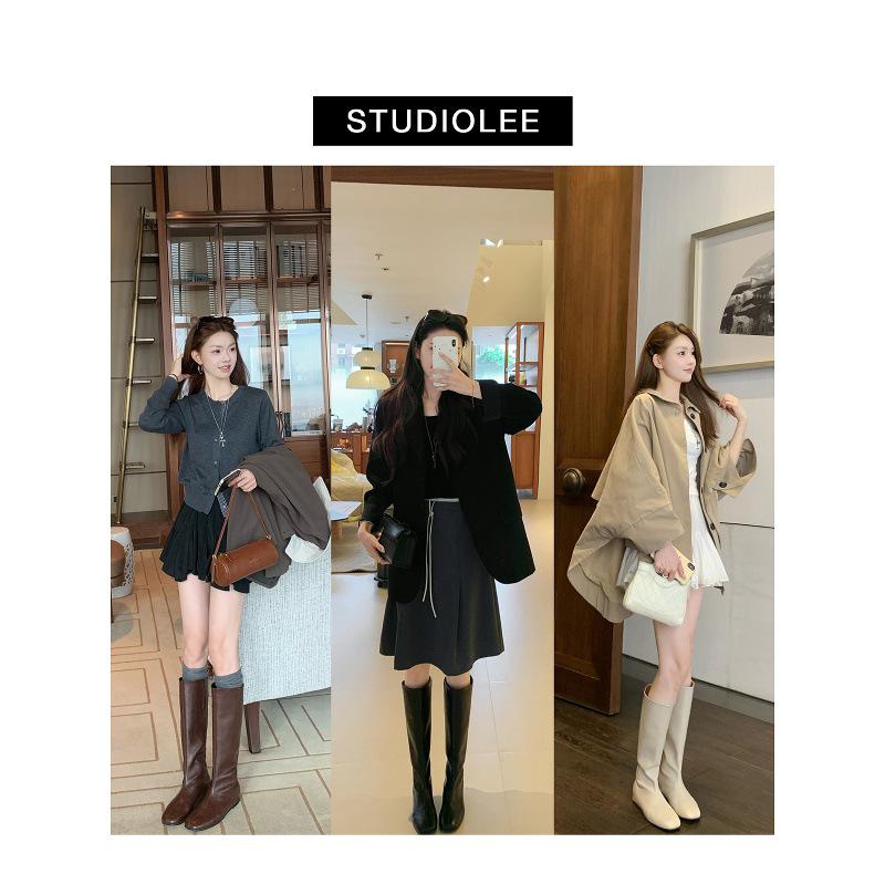 Women's Autumn/Winter 4cm Lift Slimming Over-the-Knee Soft Flat Boots
