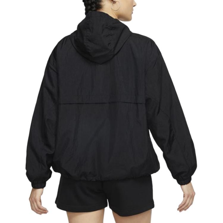 Nike Sportswear Jackets Women's Black/Black/Flame Pink Hooded Moderate Other DD2089-010